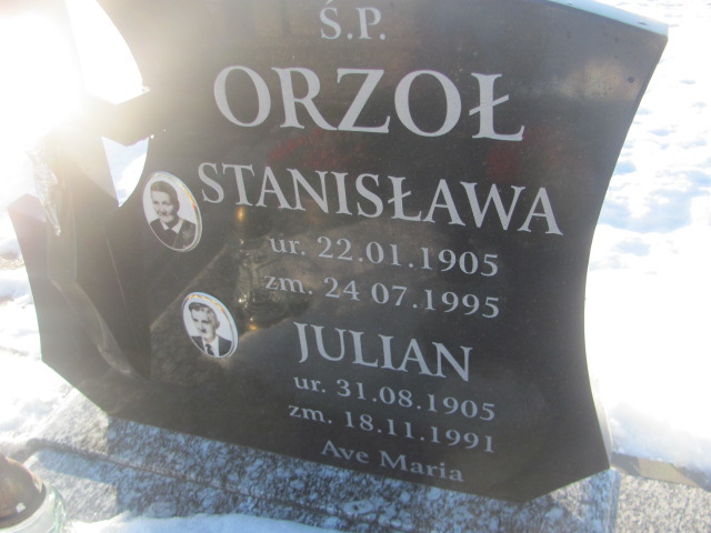 Julian Orzoł 1905 Dłużec gm. Piecki - Grobonet - Wyszukiwarka osób pochowanych