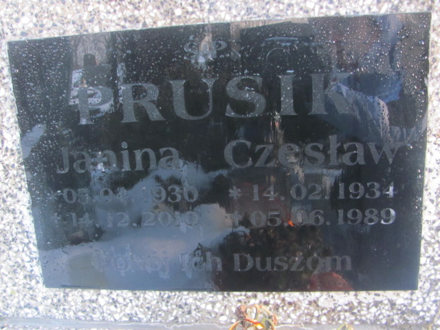 Janina Prusik 1930 Dłużec gm. Piecki - Grobonet - Wyszukiwarka osób pochowanych