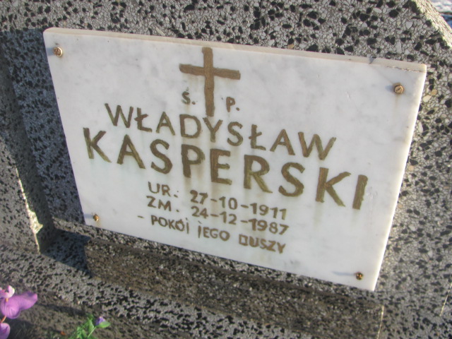 Władysław Kasperski 1911 Dłużec gm. Piecki - Grobonet - Wyszukiwarka osób pochowanych