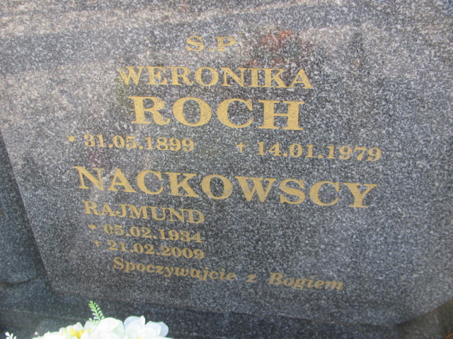 Weronika Roch 1899 Dłużec gm. Piecki - Grobonet - Wyszukiwarka osób pochowanych