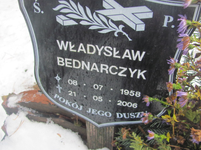 Władysław Bednarczyk 1958 Dłużec gm. Piecki - Grobonet - Wyszukiwarka osób pochowanych